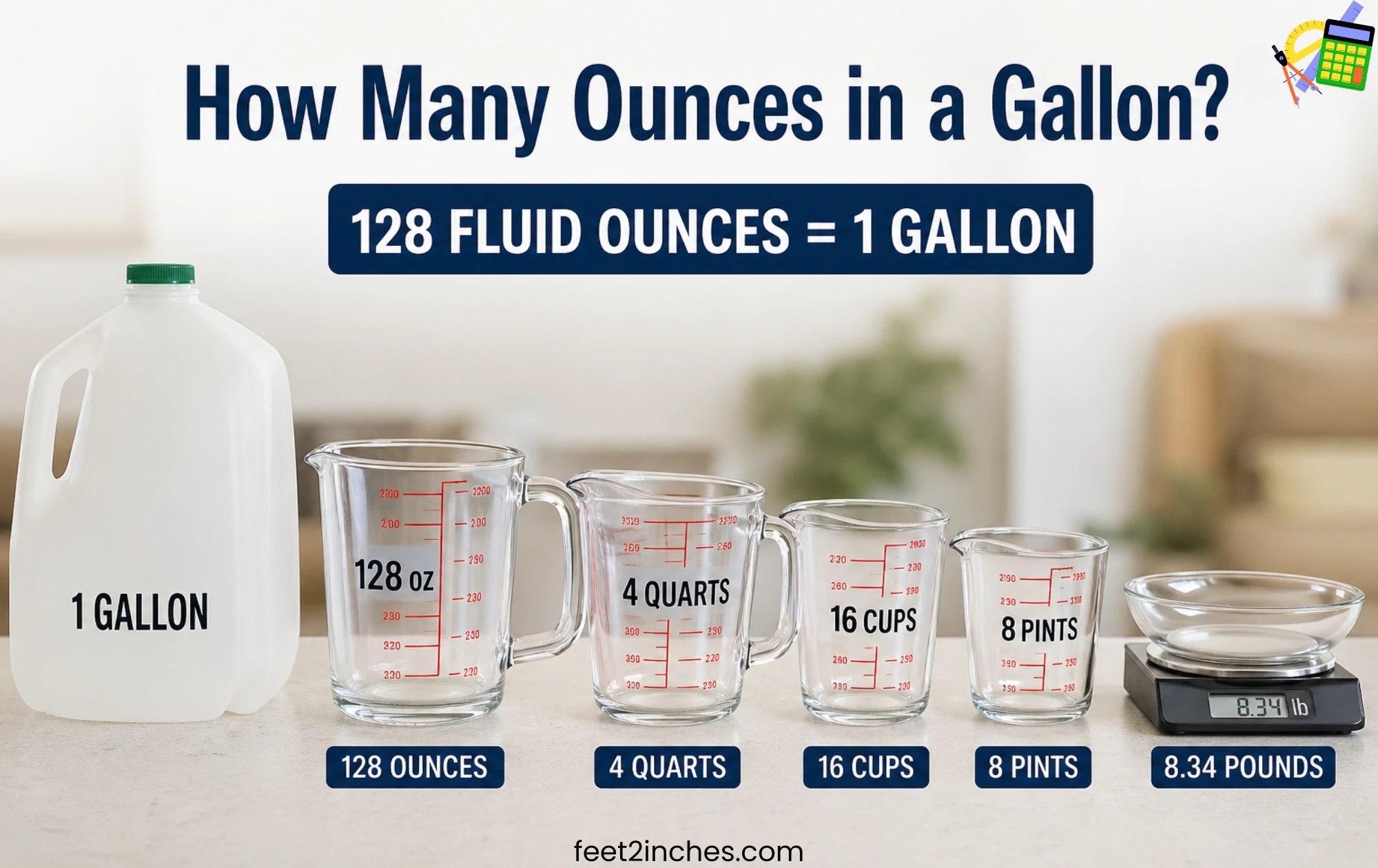how-many-ounces-in-a-gallon